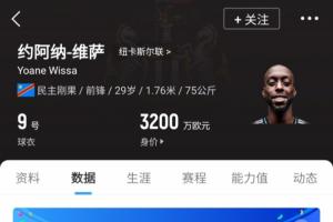 5500万镑新援1场没踢!29岁维萨伤及后十字韧带 复出又将迎非洲杯