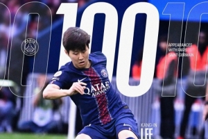 李刚仁:我很高兴为巴黎出场100场并帮助球队,每场联赛都很重要