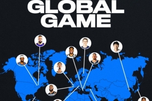 NBA官方国际球员分布图:杨瀚森-中国 恩比德-喀麦隆 欧洲群星荟萃
