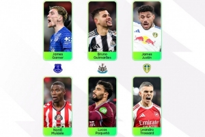 英超第19轮最佳球员候选:詹姆斯·加纳、帕奎塔、特罗萨德在列