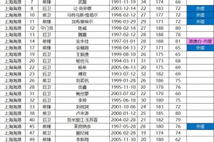 海港超级杯名单：武磊、安佩姆、蒋光太在列，梅伦多无缘