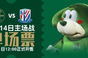 长三角德比!浙江vs上海申花门票明天中午12点开售,最低80元