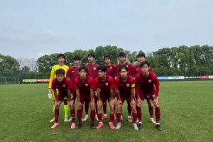 青少年足球联赛男子(U17组)开赛 海港U17队2:1浙江U17队